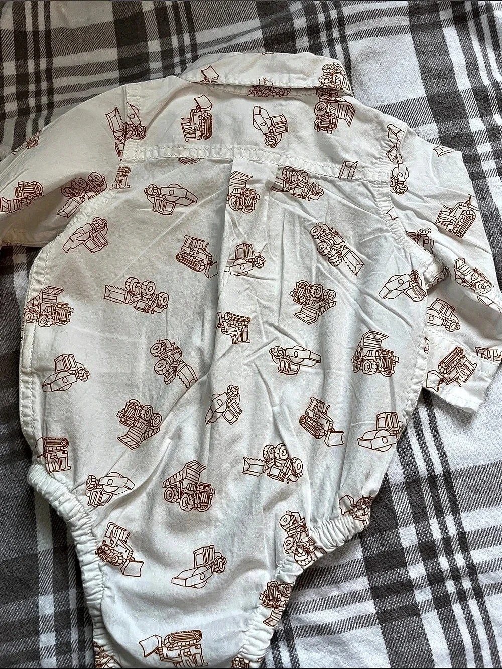 baby GAP Baby 3-6M Construction Print Bodysuit